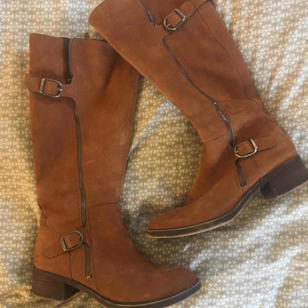 Lucky Brand tall suede boots